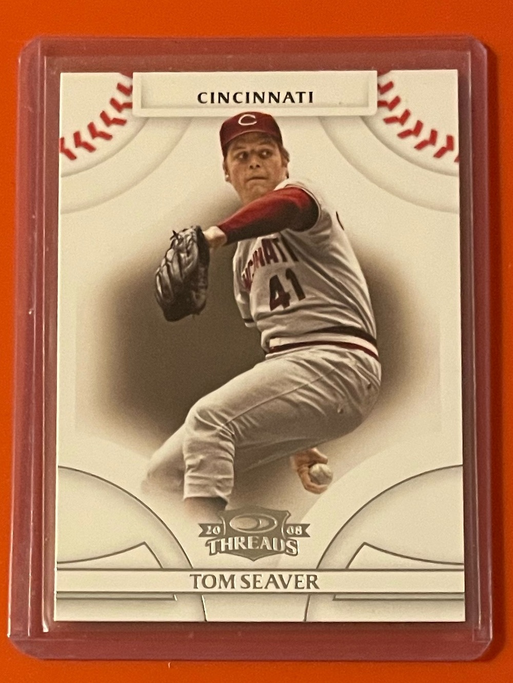 Tom Seaver #19 2008 Donruss Threads Baseball Trading Card